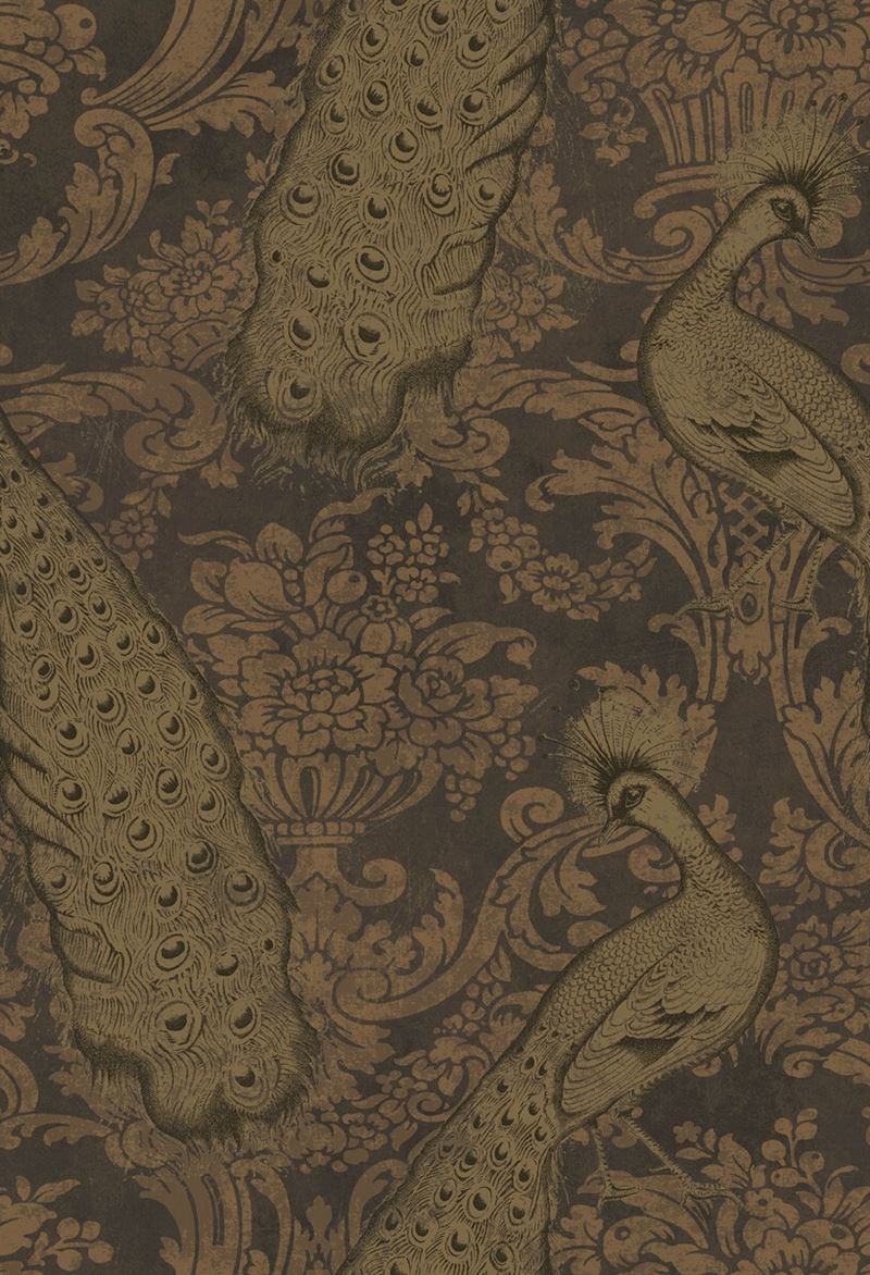 Cole & Son Wallpaper 94/7036.CS Byron Black and Gold