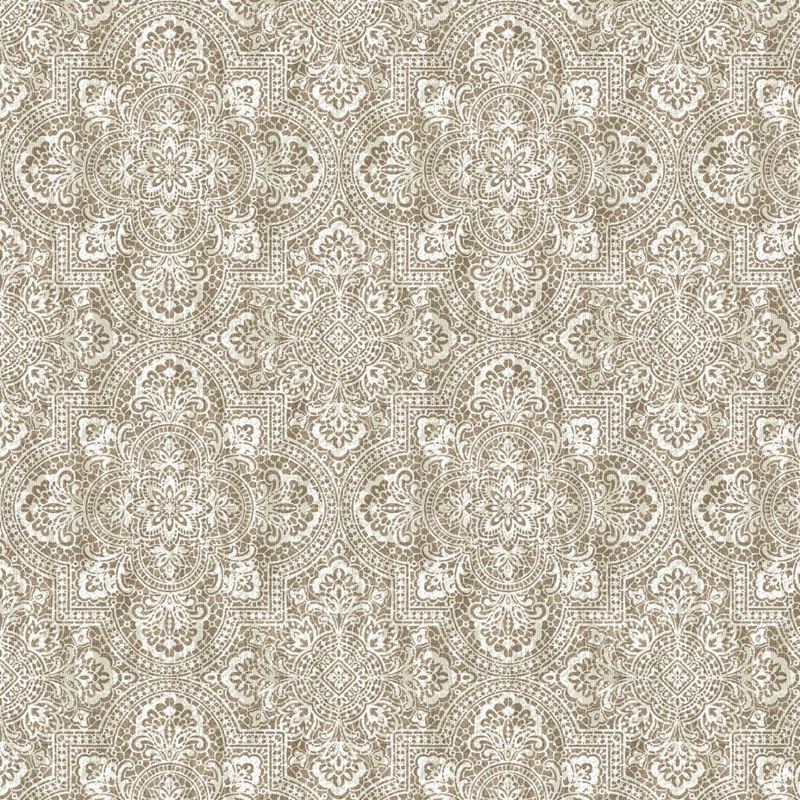RM Coco Fabric Alsace Damask Sandstone
