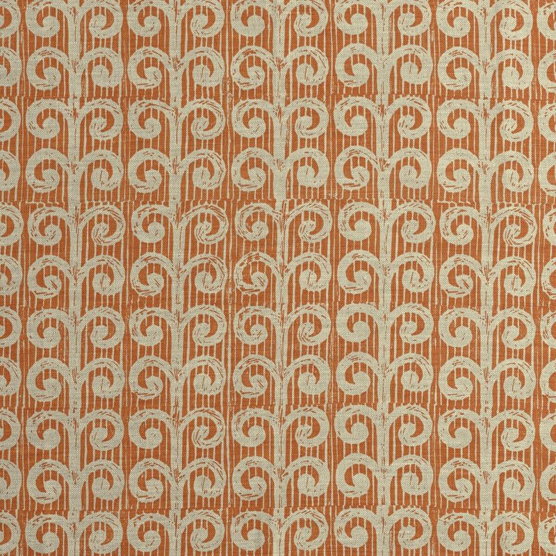 Lee Jofa Fabric BFC-3673.12 Fern Tangerine