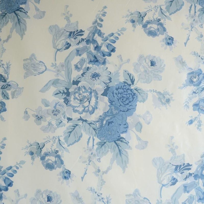 Lee Jofa Fabric BFC-3690.5 Grenville Glazed Chintz Blue