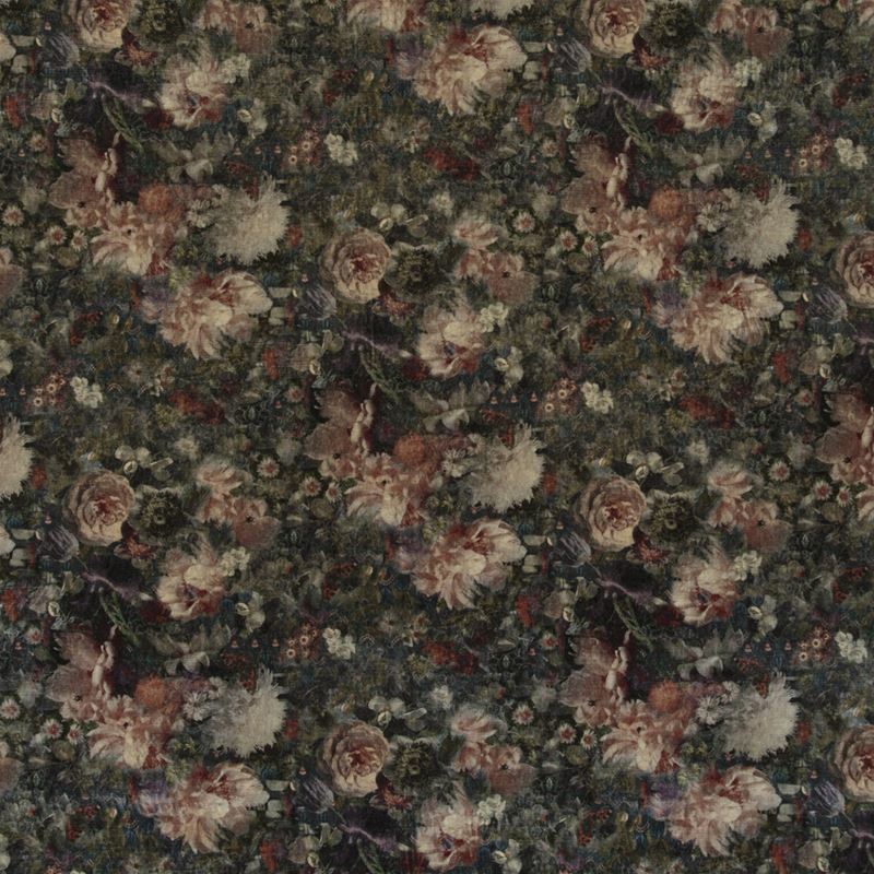 G P & J Baker Fabric BP10642.1 Royal Garden Velvet Quartz