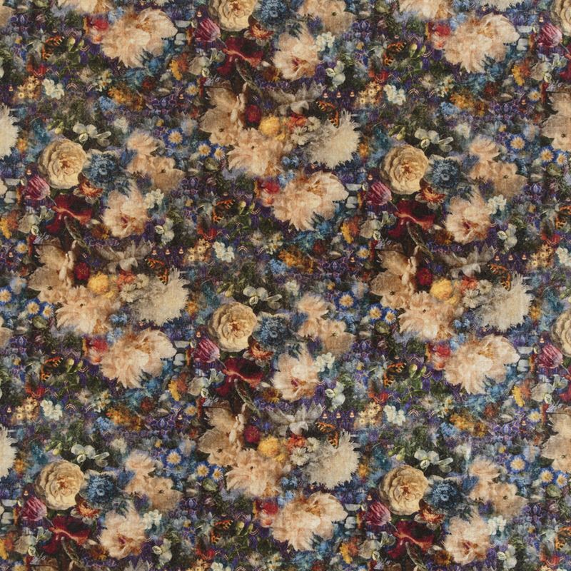 G P & J Baker Fabric BP10642.2 Royal Garden Velvet Sapphire