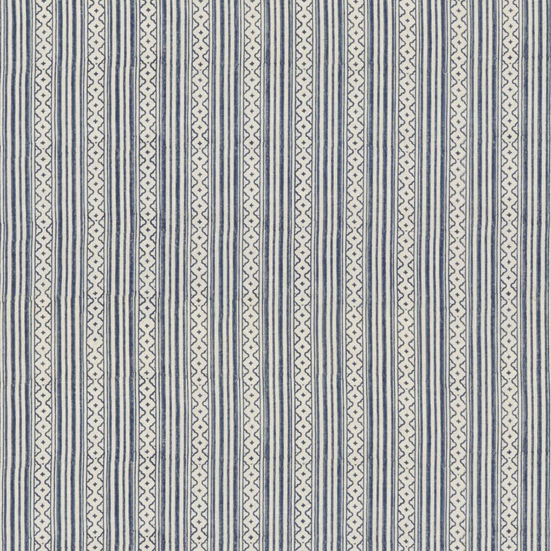 G P & J Baker Fabric BP10914.1 Ebury Stripe Blue