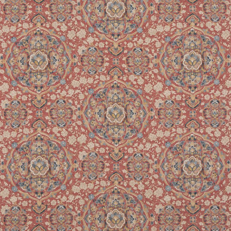 G P & J Baker Fabric BP10928.4 Kiana Red/Blue