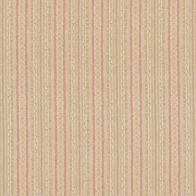 G P & J Baker Fabric BP11005.3 Compton Red/Ochre