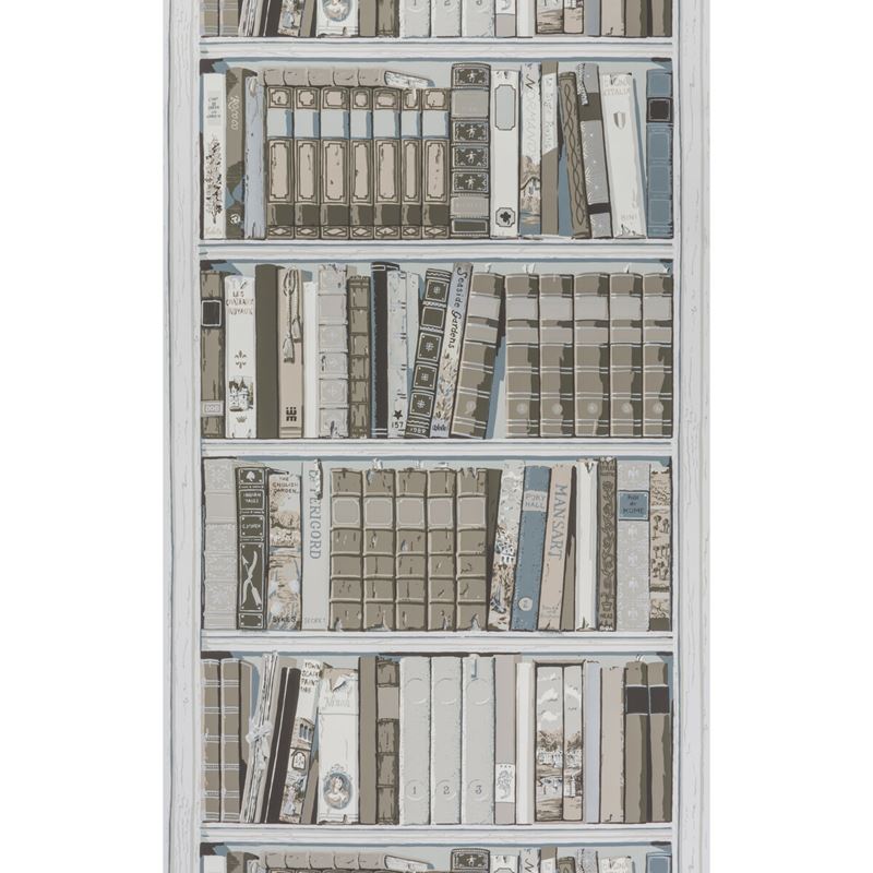 Brunschwig & Fils Wallpaper BR-69080.11 Bibliotheque Greige
