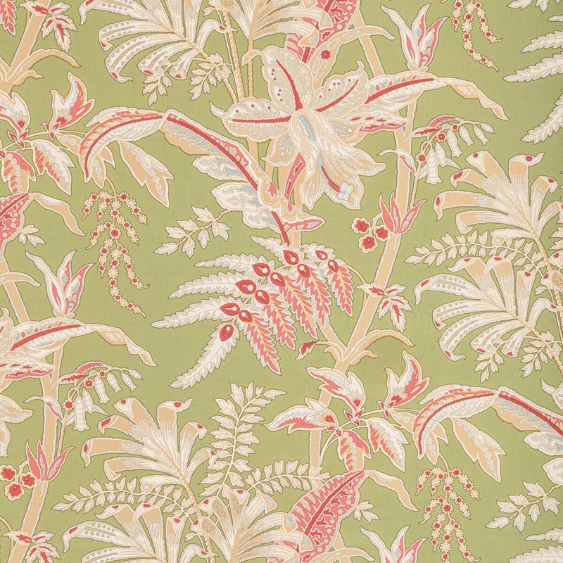 Brunschwig & Fils Fabric BR-79121.317 Seychelles Cotton Print Leaf