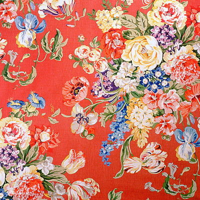 Brunschwig & Fils Fabric BR-79481.166 Hastings Bouquet Red