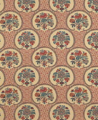 Brunschwig & Fils Fabric BR-79754.145 Persian Garden Cotton Print Antique Red