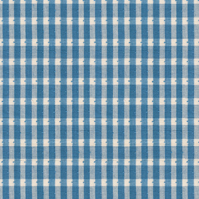 Brunschwig & Fils Fabric BR-89505.244 Halsey Cotton Check Oxford Blue