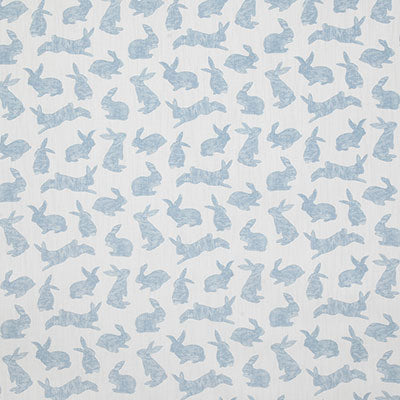 Pindler Fabric BUN008-BL06 Bunny Bluebell