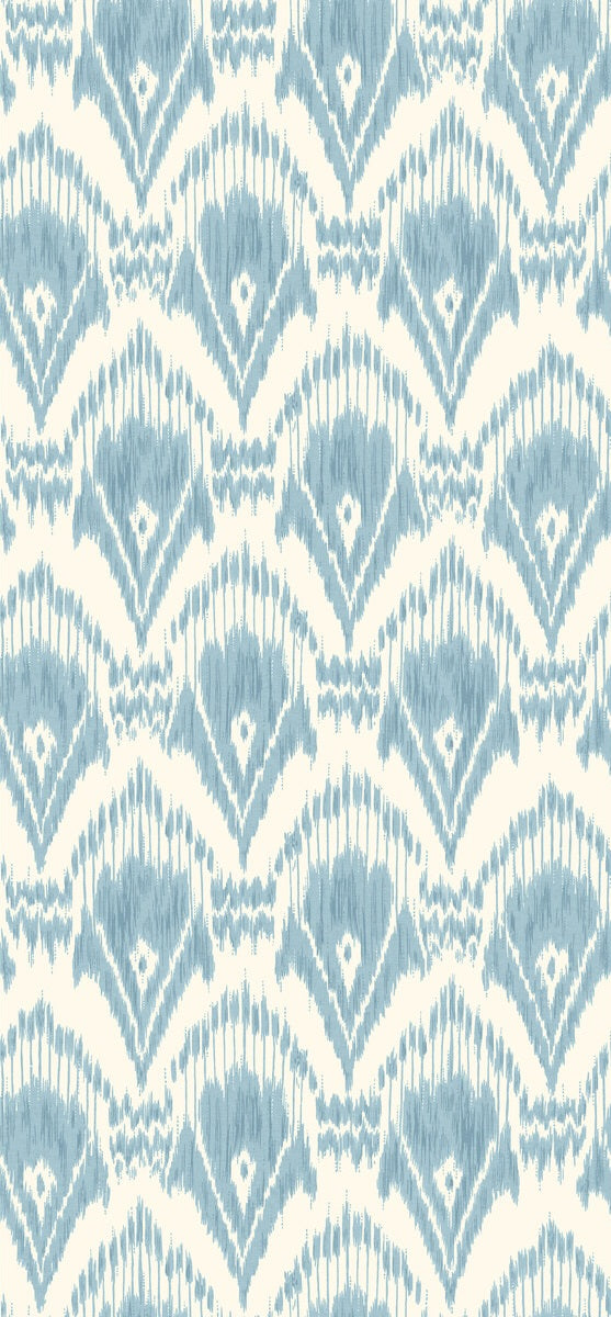 G P & J Baker Wallpaper BW45130.6 Zaraband Soft Blue