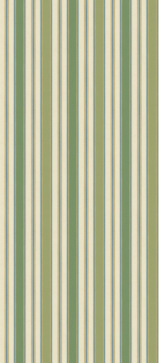 G P & J Baker Wallpaper BW45131.1 Melbourne Stripe Green/Blue