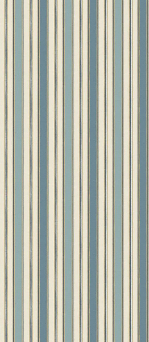 G P & J Baker Wallpaper BW45131.2 Melbourne Stripe Blue