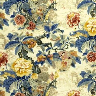 Fabric CHINESE LANTERN.YELLOW Lee Jofa Chinese Lantern-Yellow by