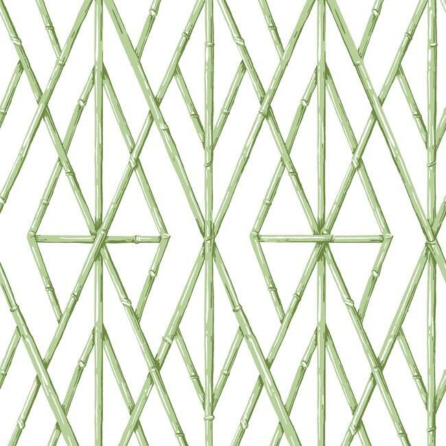 York CV4451 Riviera Bamboo Trellis Wallpaper