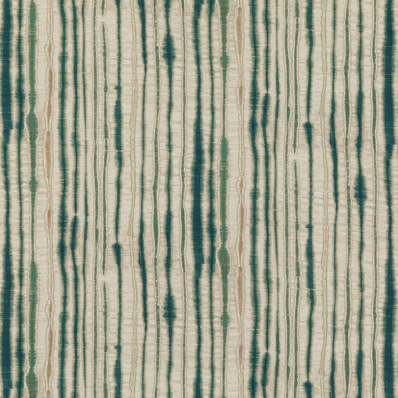 Threads Fabric ED75038.4 Linear Teal
