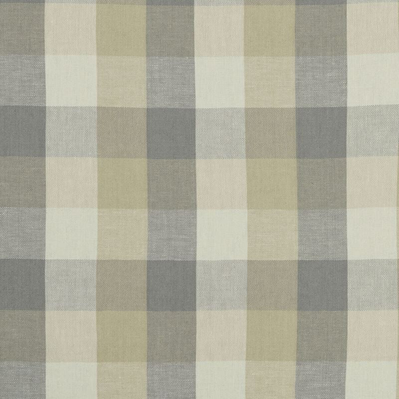 Clarke and Clarke Fabric F1042-3 Austin Check Natural