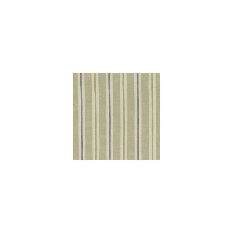 Clarke and Clarke Fabric F1046-3 Sackville Stripe Heather/Linen