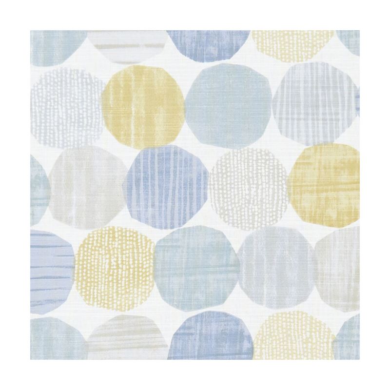 Clarke and Clarke Fabric F1235-1 Stepping Stones Chambray/Honey