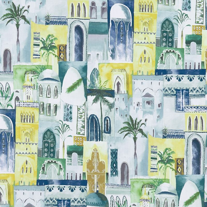 Clarke and Clarke Fabric F1368-3 Marrakech Mineral