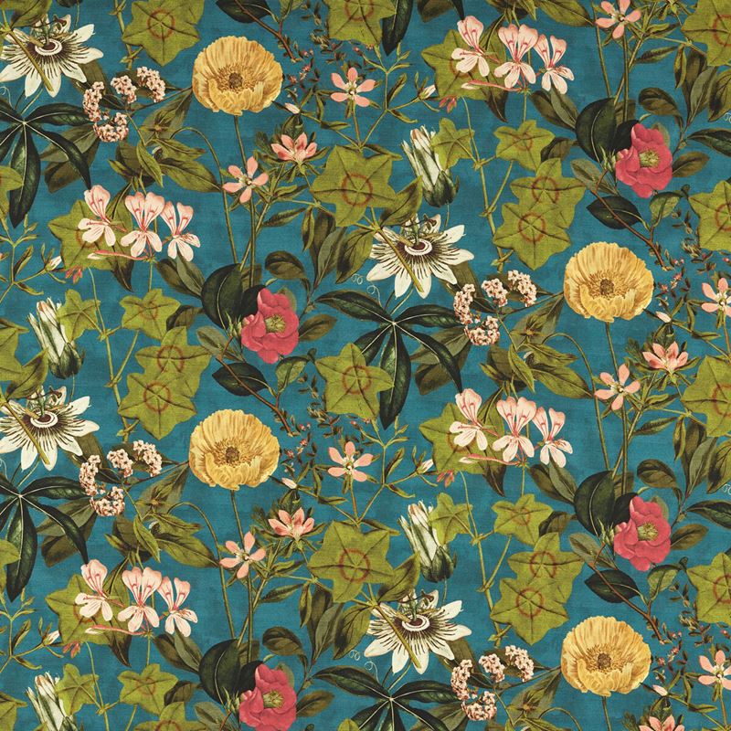 Clarke and Clarke Fabric F1672-2 Passiflora Outdoor King