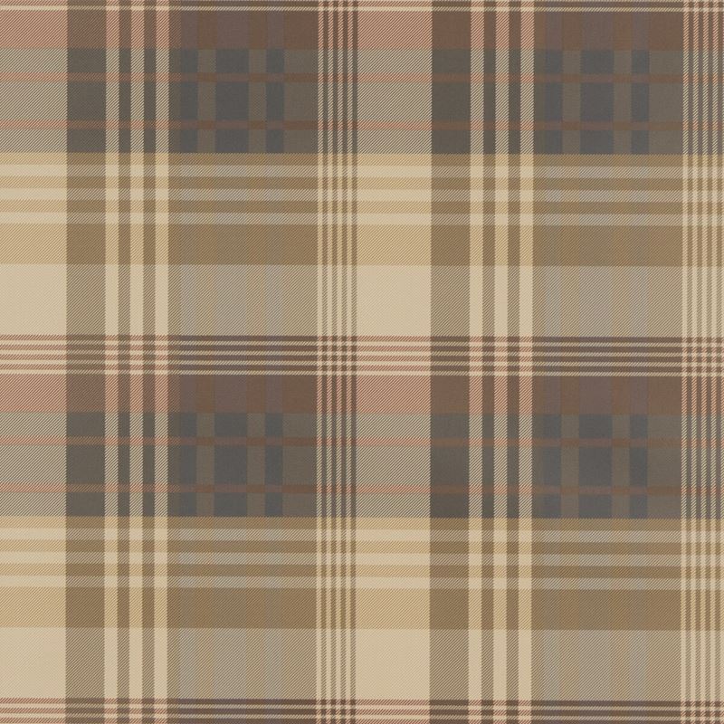 Mulberry Wallpaper FG079.V78 Mulberry Ancient Tartan Red/Charcoal