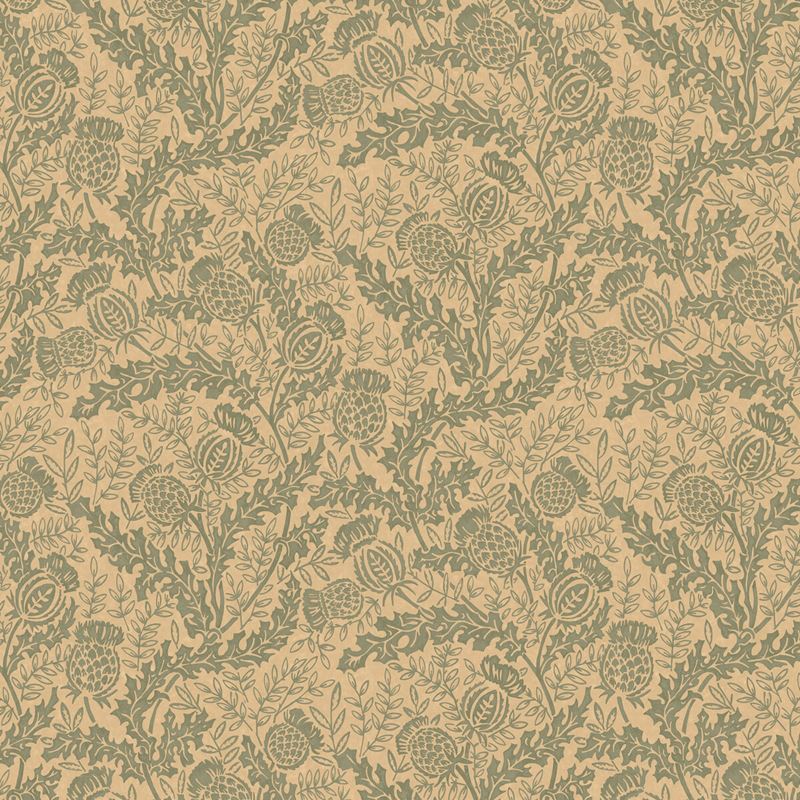 Mulberry Wallpaper FG108.R11 Mulberry Thistle Teal