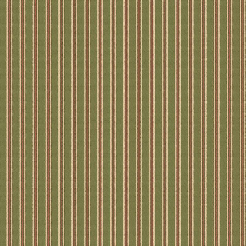 Mulberry Wallpaper FG109.S101 Somerton Stripe Green