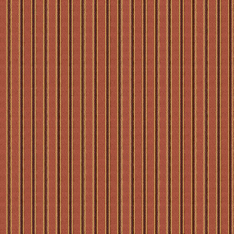Mulberry Wallpaper FG109.V55 Somerton Stripe Russet