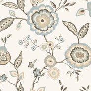 York Wallpaper GO8234 Dahlia Blooms
