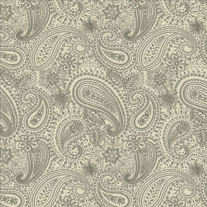 Kasmir Fabric Graphic Paisley Grey