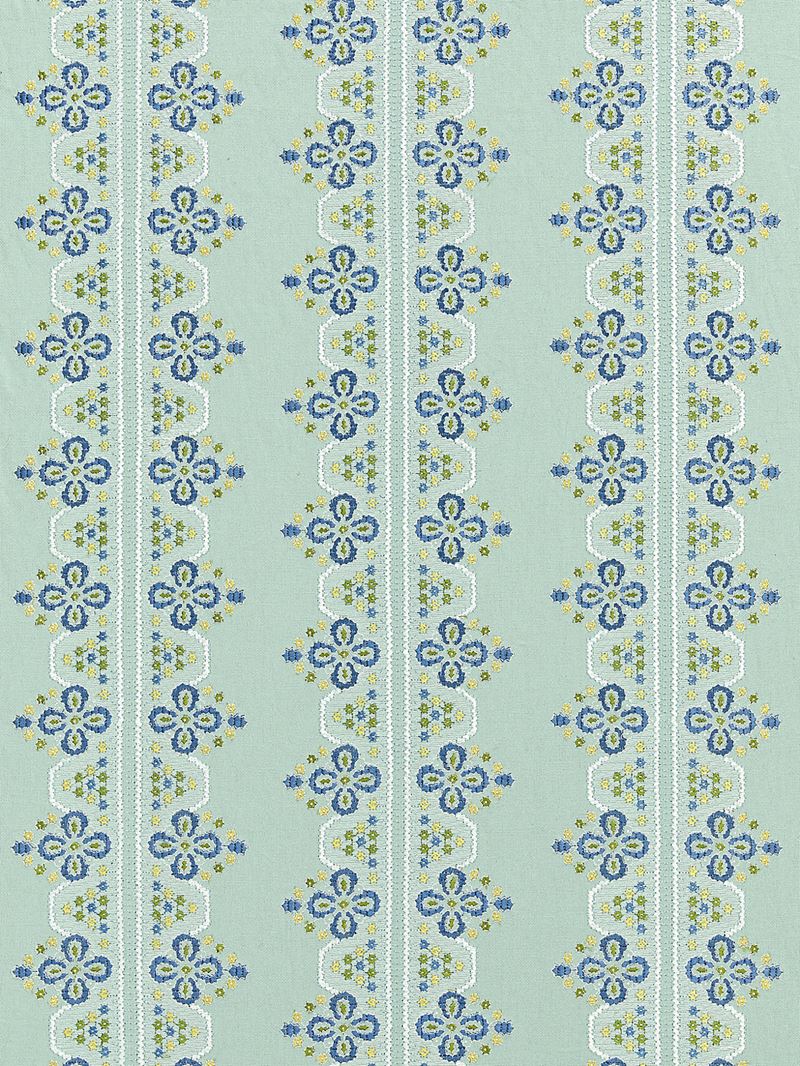 Scalamandre Fabric GW 000227246 Imogen Embroidery Seabed