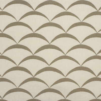 Groundworks Fabric GWF-2618.111 Crescent White/Taupe
