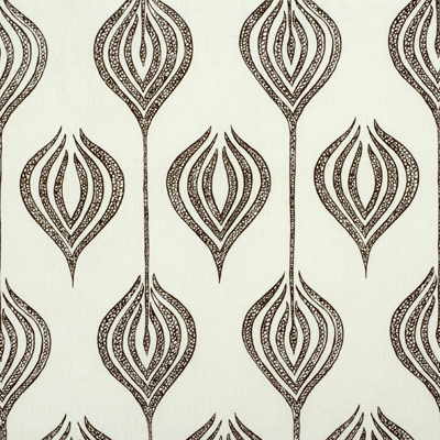 Groundworks Fabric GWF-2622.168 Tulip White/Chocolate