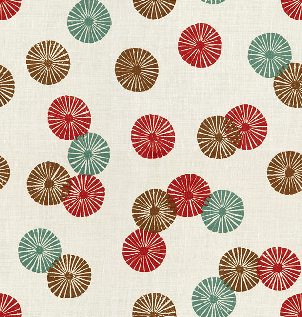 Groundworks Fabric GWF-3004.963 Kasa Indian Red