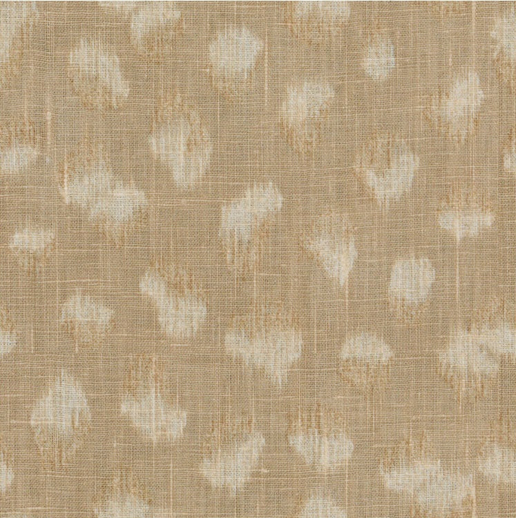 Groundworks Fabric GWF-3106.116 Feline Beige/Ivory