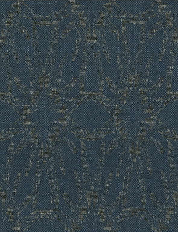 Groundworks Fabric GWF-3202.50 Starfish Midnight