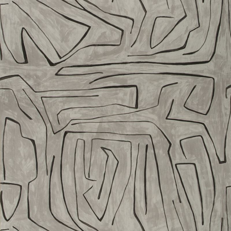 Groundworks Fabric GWF-3530.118 Graffito Graphite