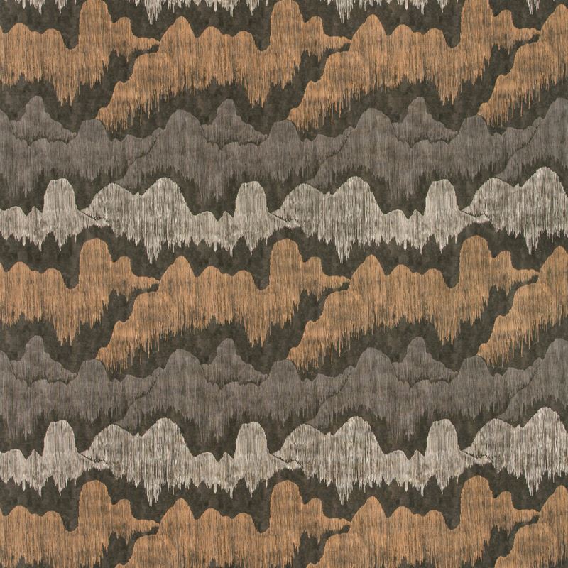 Groundworks Fabric GWF-3755.811 Cascadia Noir
