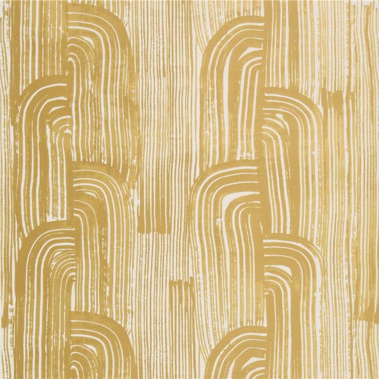 Groundworks Wallpaper GWP-3304.416 Crescent Paper Gold/Ivory