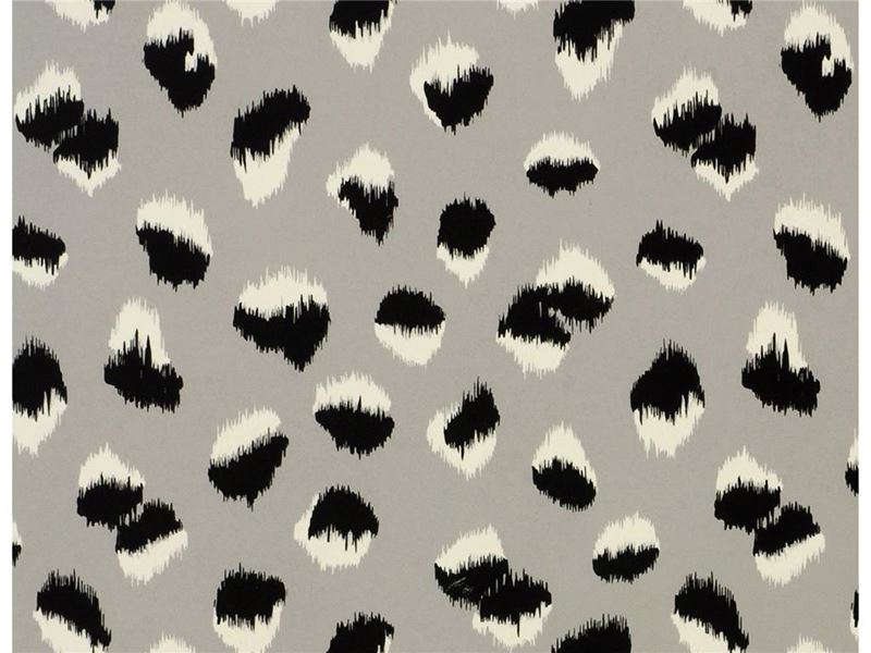 Groundworks Wallpaper GWP-3306.18 Feline Paper Grey/Black