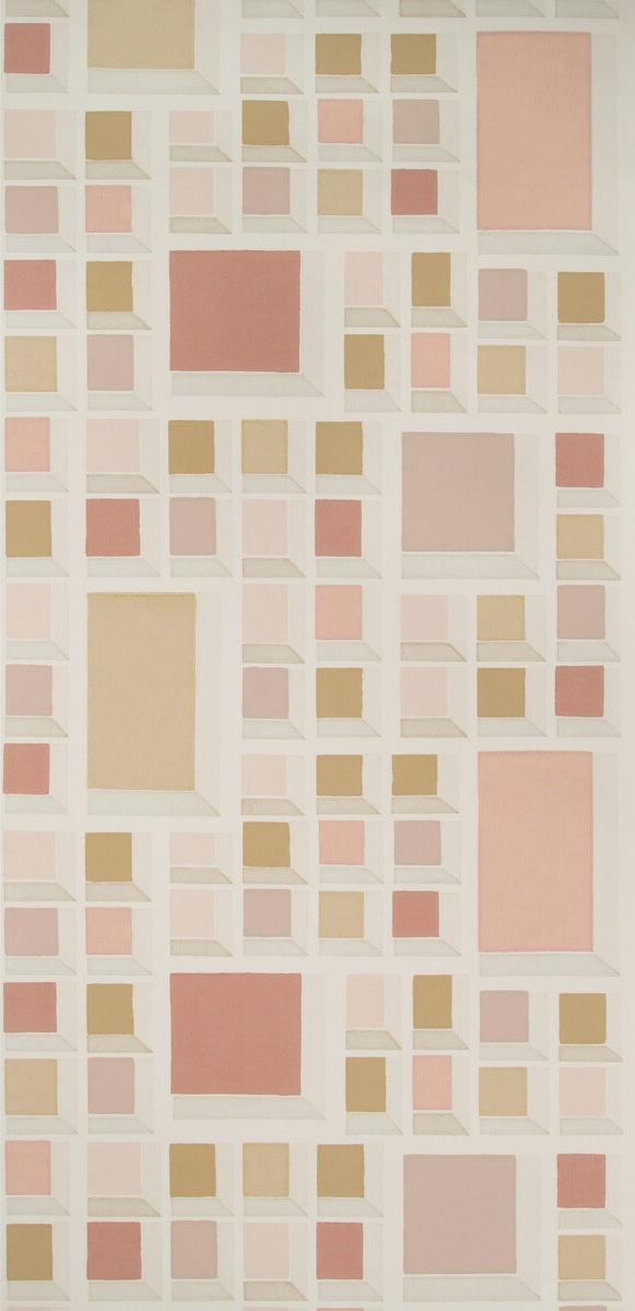 Groundworks Wallpaper GWP-3700.117 Rarity Paper Blush/Ivory
