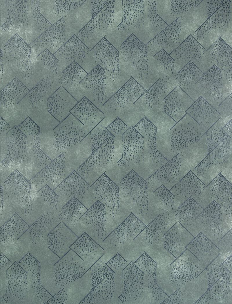 Groundworks Wallpaper GWP-3703.115 Brink Paper Navy/Slate