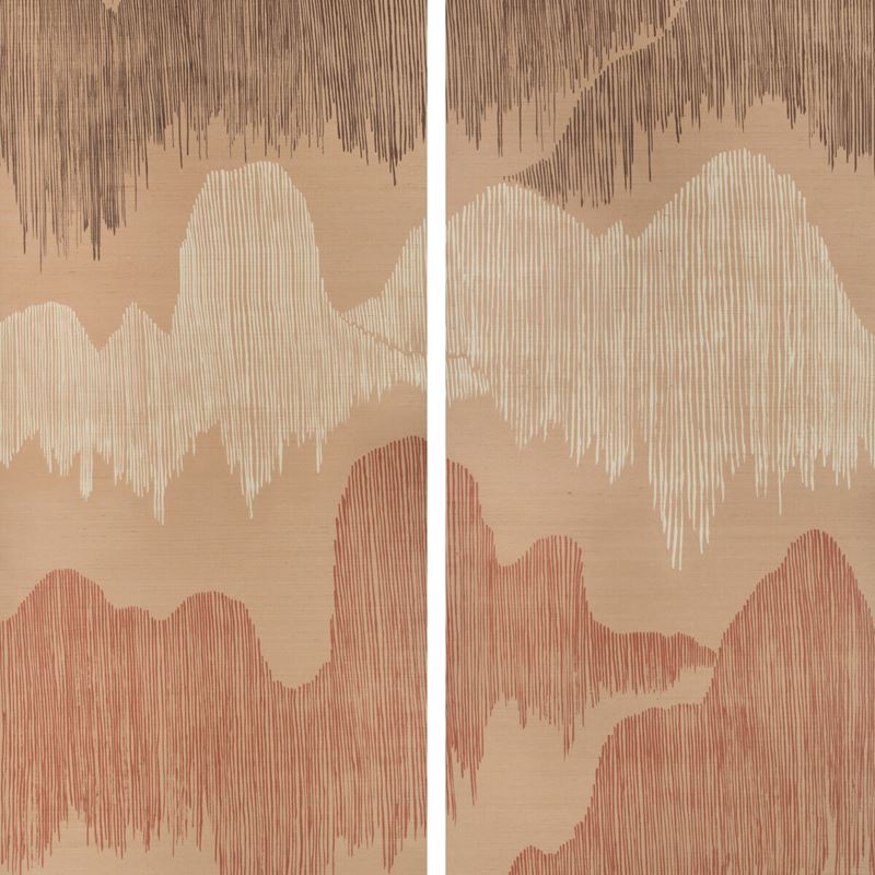 Groundworks Wallpaper GWP-3715.171 Cascadia Paper Blush