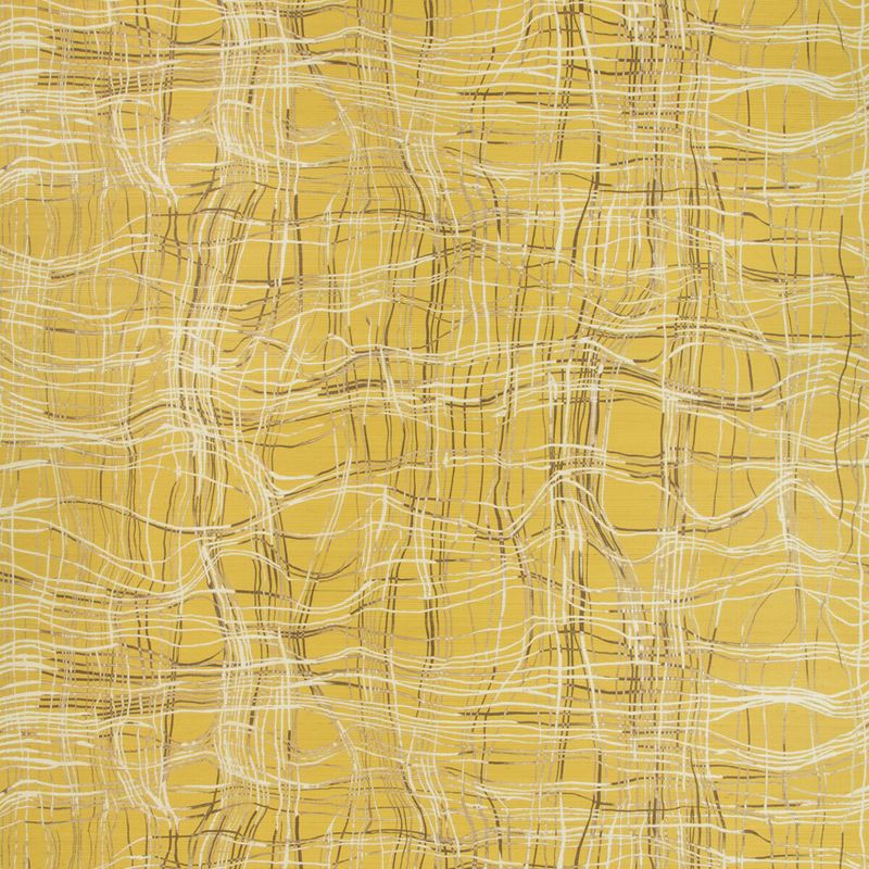 Groundworks Wallpaper GWP-3716.406 Entangle Paper Mustard