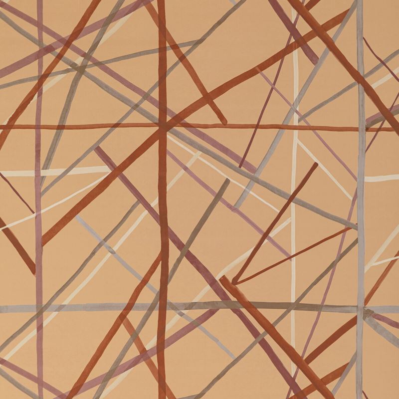 Lee Jofa Modern Wallpaper GWP-3725.1112 Simpatico Paper Faded Terracotta