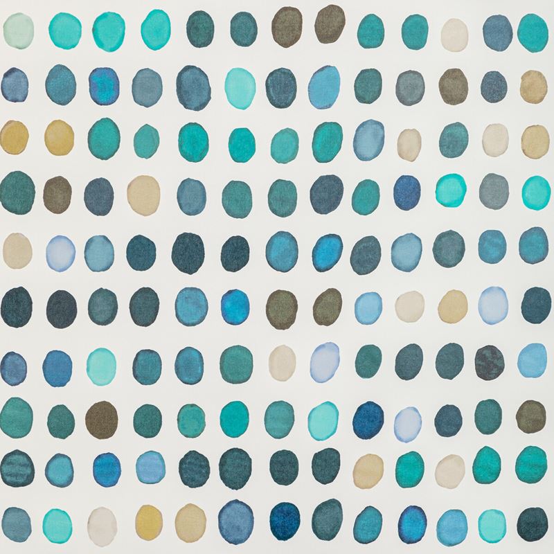 Lee Jofa Modern Wallpaper GWP-3726.355 Twister Paper Denim/Aqua