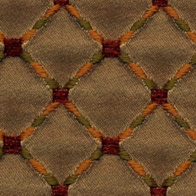 RM Coco Fabric HOWARD Red Gold
