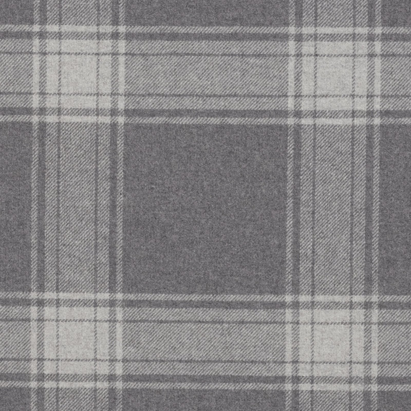 Ralph Lauren Fabric LCF65802F Doublebrook Plaid Grey Flannel